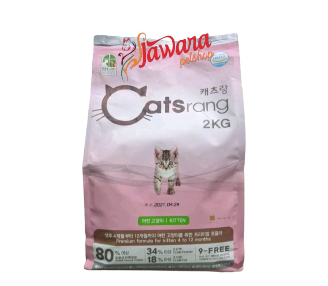 Makanan Kucing Catsrang Kitten: Nutrisi Alami untuk Awal Kehidupan yang Sehat