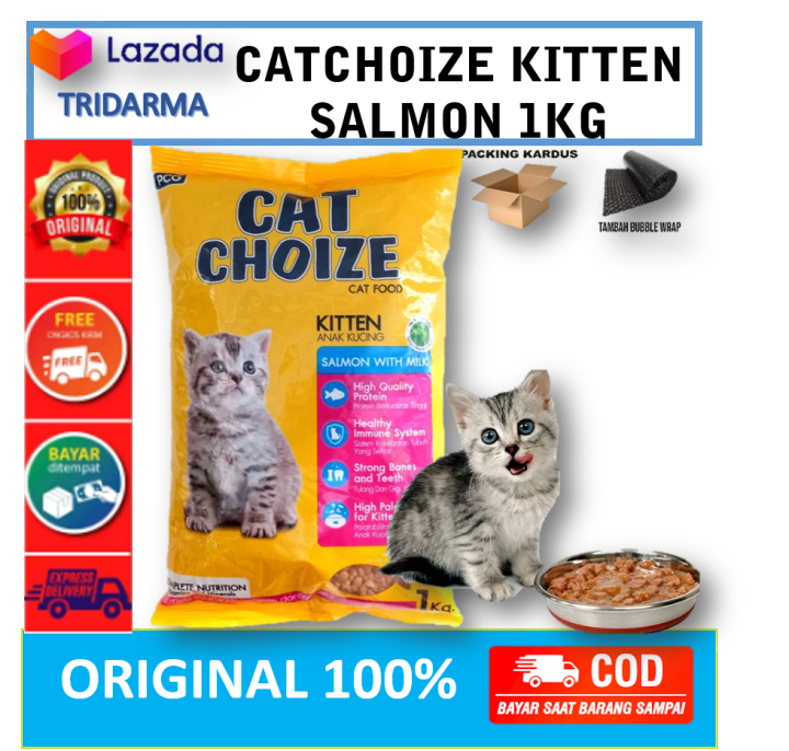 Nutrisi Terbaik untuk Kucing Kesayangan: Menilik Manfaat Makanan Kucing Cat Choize Salmon