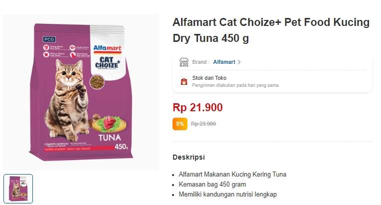 Ketersediaan Makanan Kucing Alami di Alfamart: Fakta dan Pertimbangan