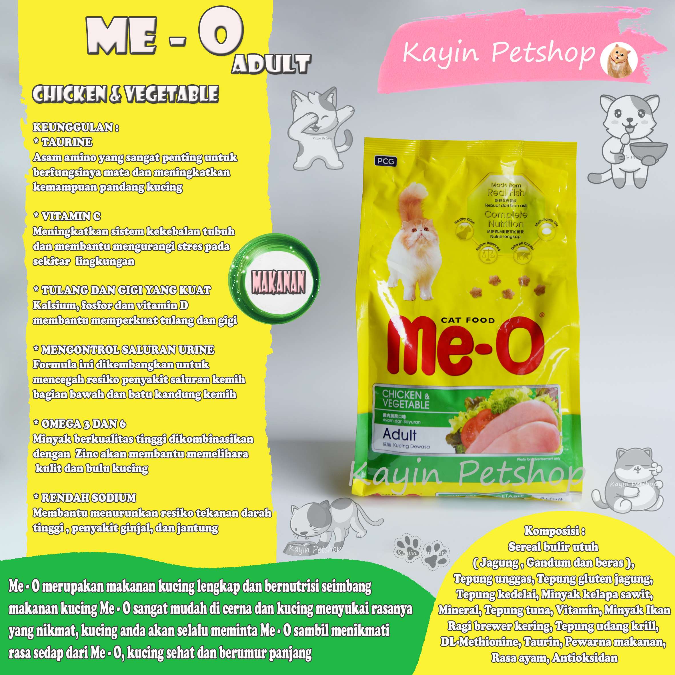 Memahami Nutrisi Optimal untuk Kucing Dewasa Anda dengan Makanan Kucing Meo