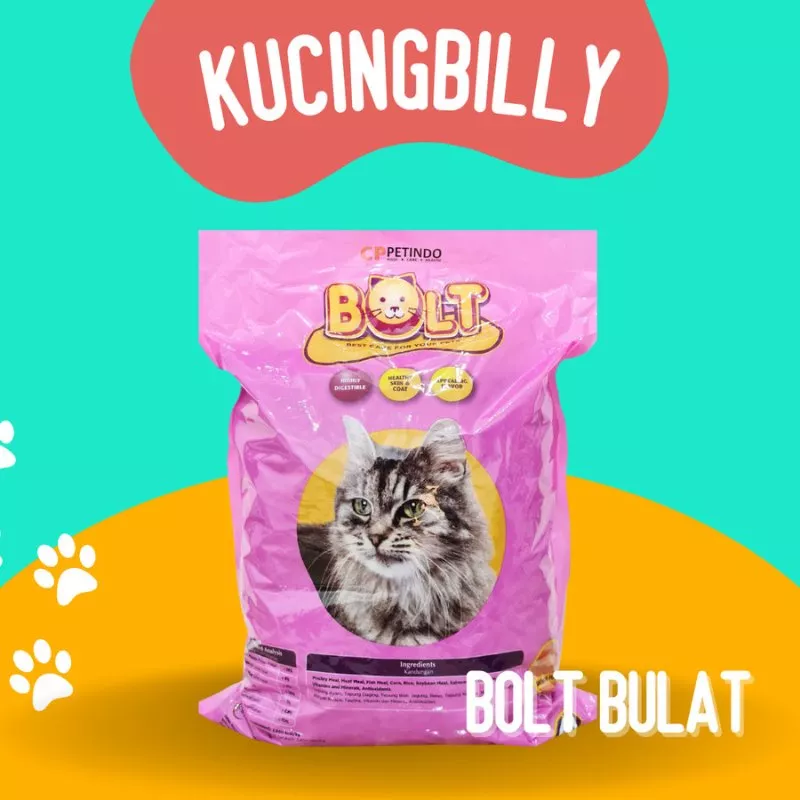 Mengenal Lebih Dekat Makanan Kucing Bolt Bulat untuk Kesehatan Optimal