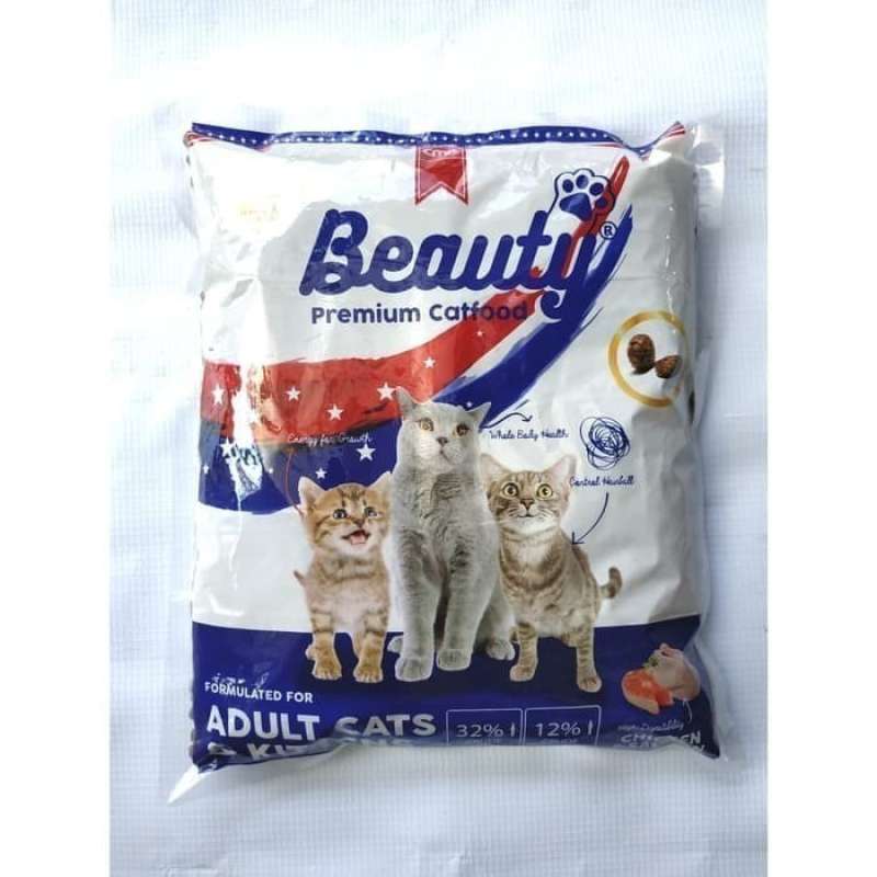 Makanan Kucing Kering untuk Kecantikan Alami Kucing