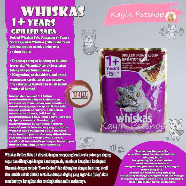 Panduan Lengkap Makanan Kucing Basah Whiskas: Nutrisi Lengkap untuk Kucing Kesayangan Anda