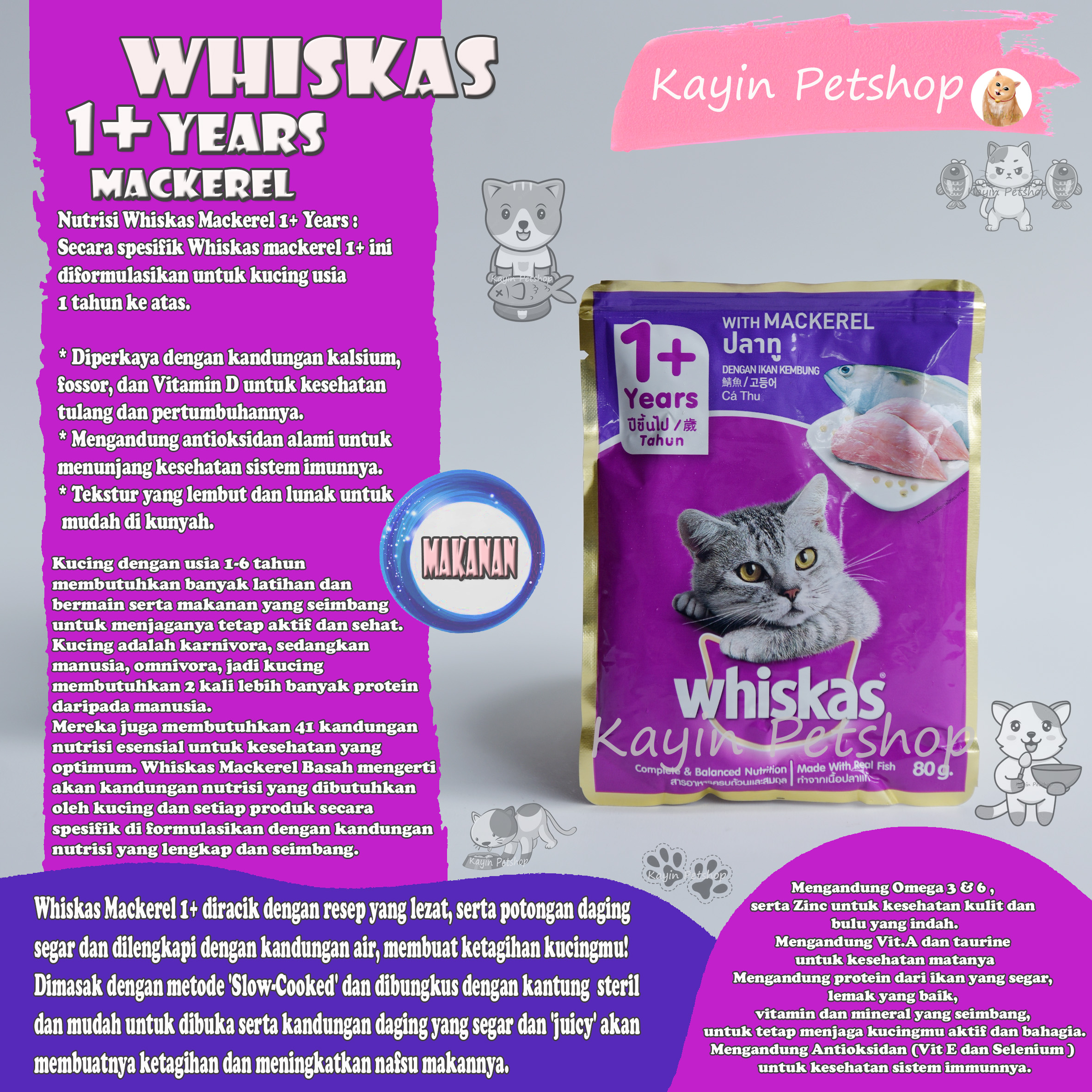 Memilih Makanan Kucing Basah Kitten Mackerel Terbaik untuk Pertumbuhan Optimal