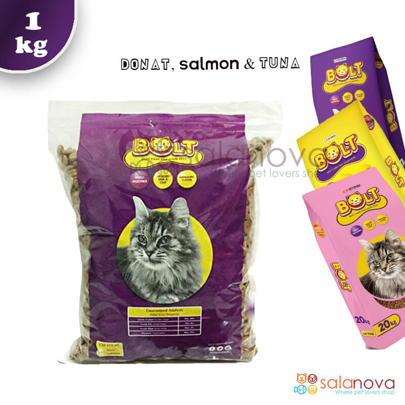 Makanan Kucing Bolt 1kg: Nutrisi Optimal untuk Kucing Kesayangan Anda
