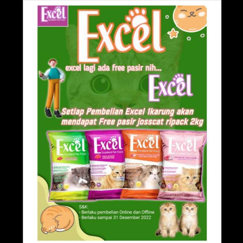 Memilih yang Terbaik untuk Anabul: Perbandingan Makanan Kucing Excel dan Bolt